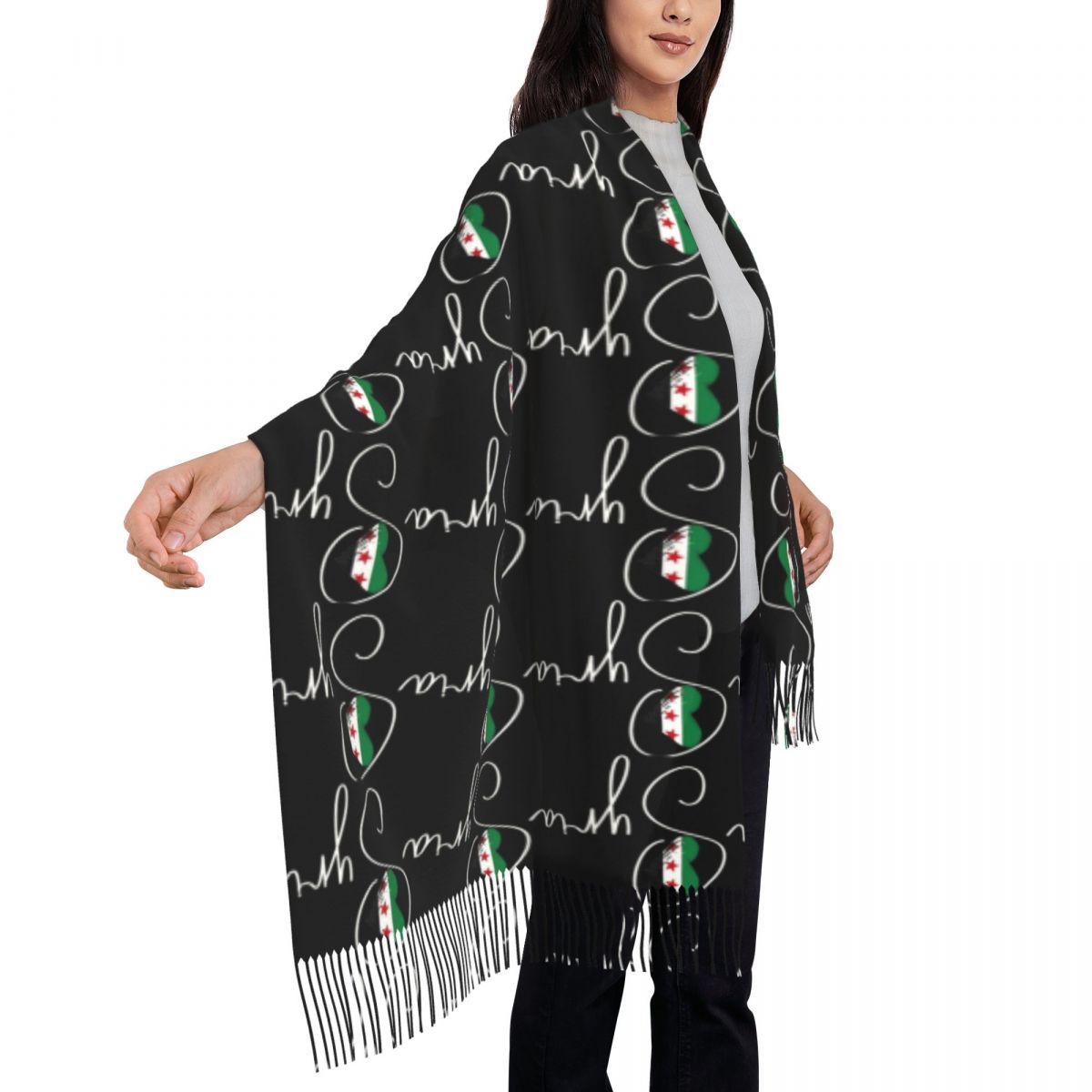 Women'S Fashion Revolution - Warme Zachte Sjaal Winter I Love