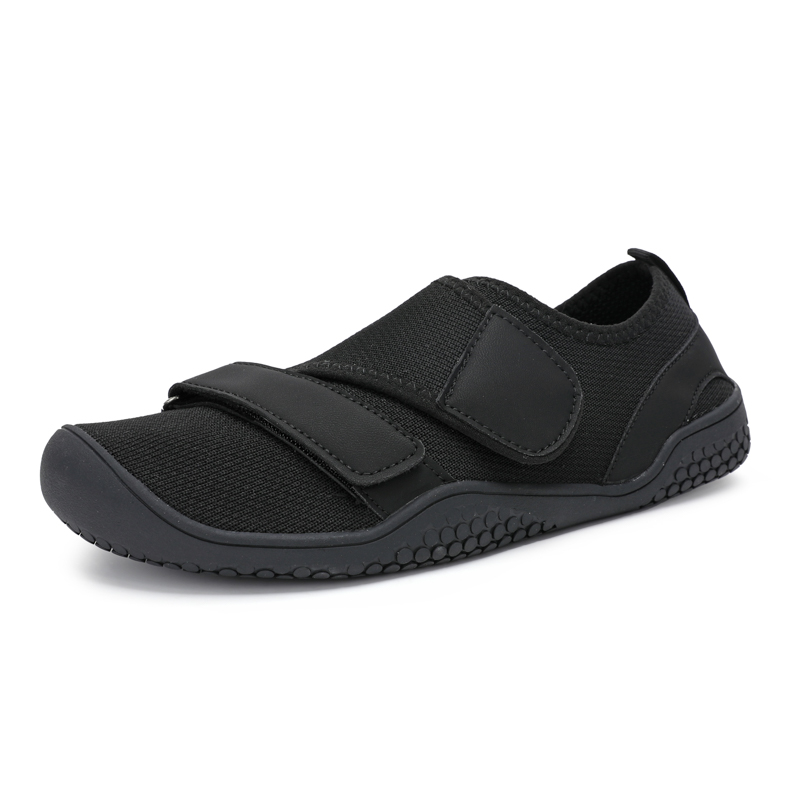 Women'S Fashion Velcro Sneakers - Heren Dames Wijde teen Ademende mesh