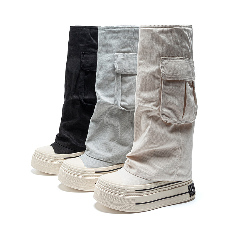Women'S Fashion Trousers - 12 Cm Denim Cnvas 2025 Herfst