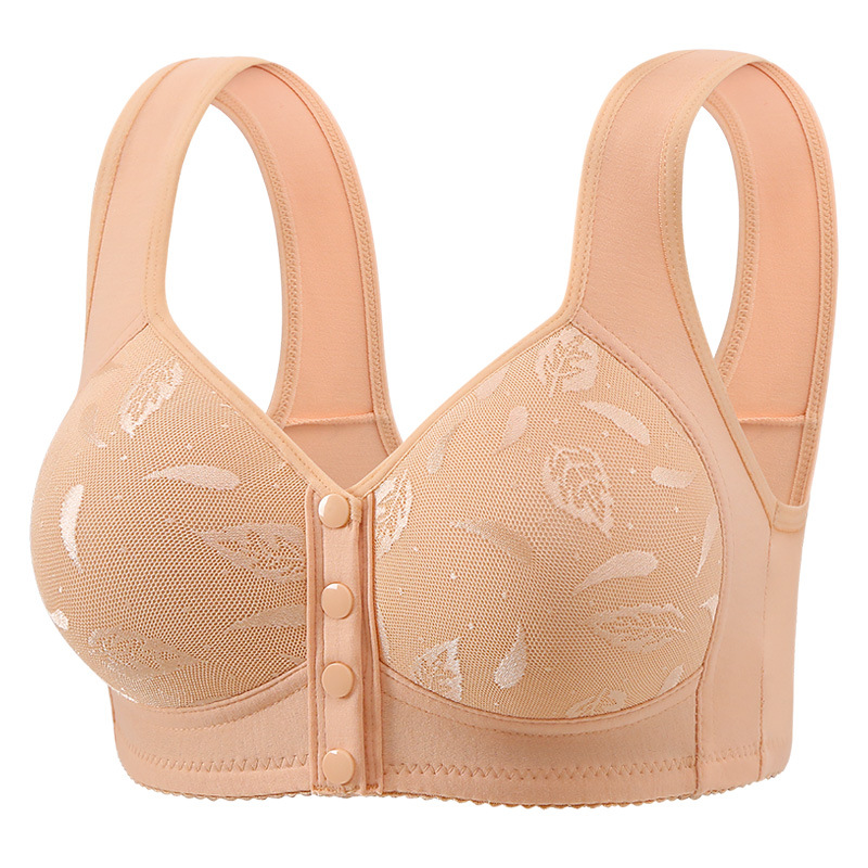 Women'S Fashion Underwear - Damesmode bedrukt ondergoed met knoopsluiting aan
