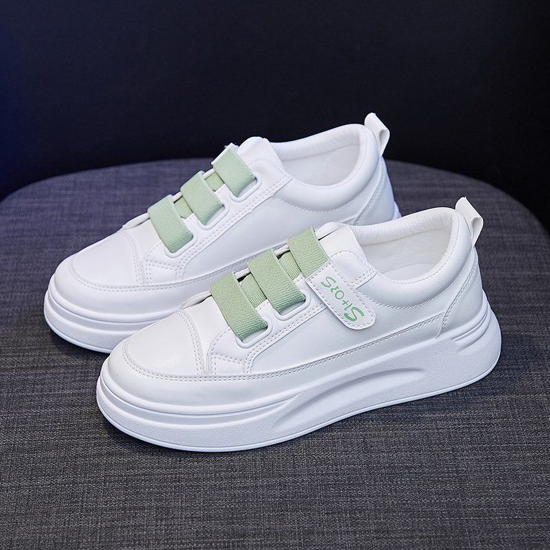 Women'S Fashion Velcro Sneakers - Hoge Top Witte Sneakers 2025, Dames