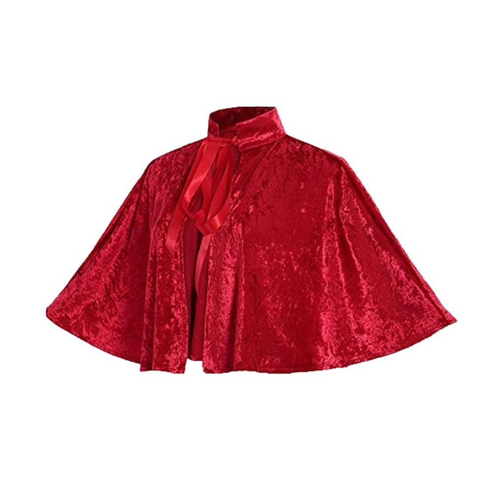 Women'S Fashion Victorian - Nieuwe Vintage Cosplay Fluwelen Cape Victoriaanse
