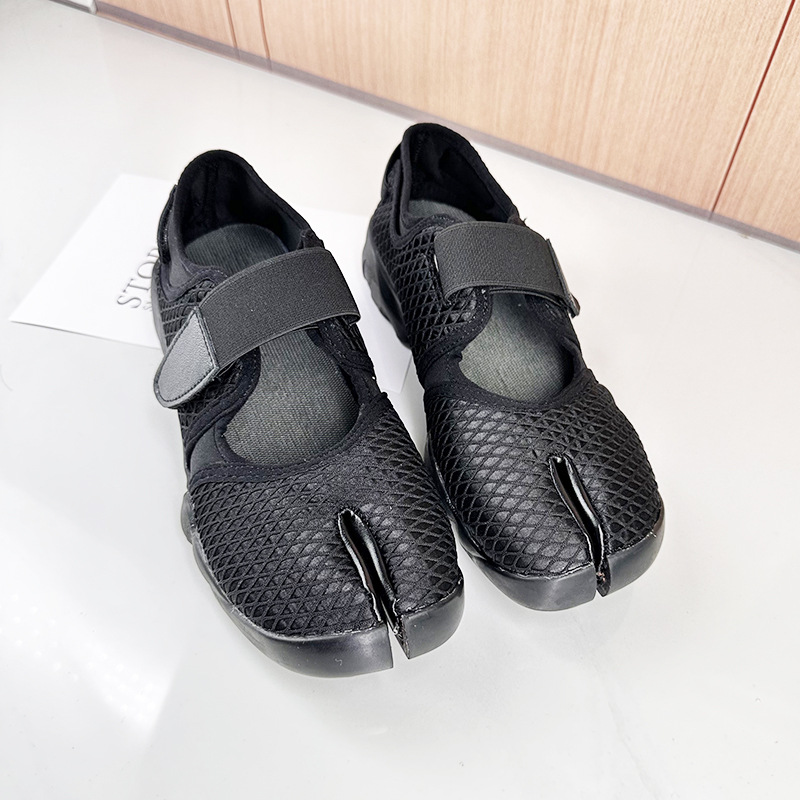 Women'S Fashion Velcro Sneakers - Tabi Nieuwe Mode Riem Gesp Schoenen