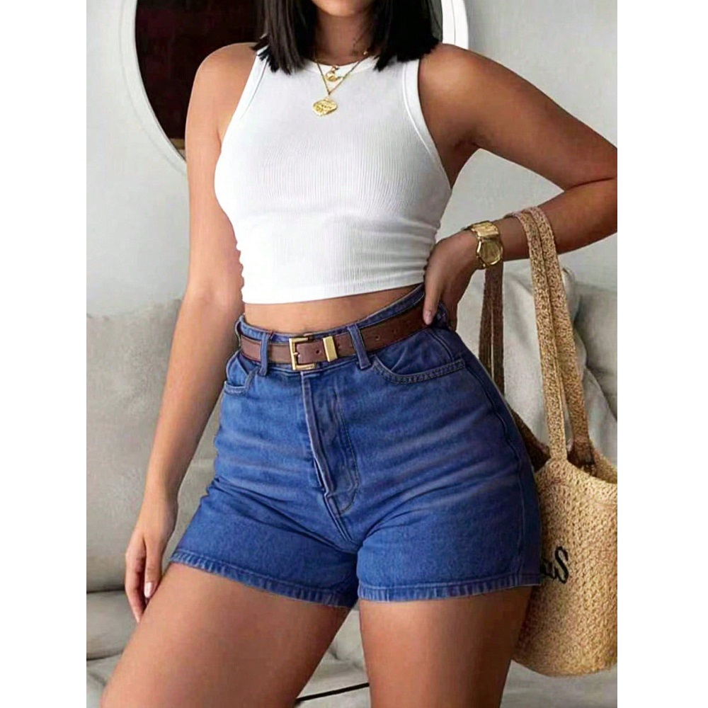Dames zomer denim shorts hoge  - Women'S Fashion Trousers recensie en prijs