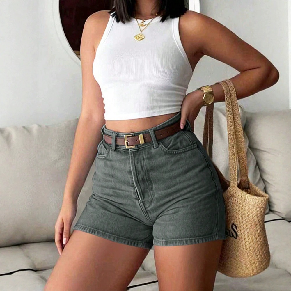 Dames zomer denim shorts hoge  - Women'S Fashion Trousers recensie en prijs