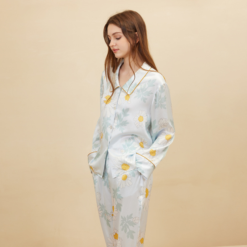 Mode Daisy Print Pyjama Dames  - Women'S Fashion Suit recensie en prijs