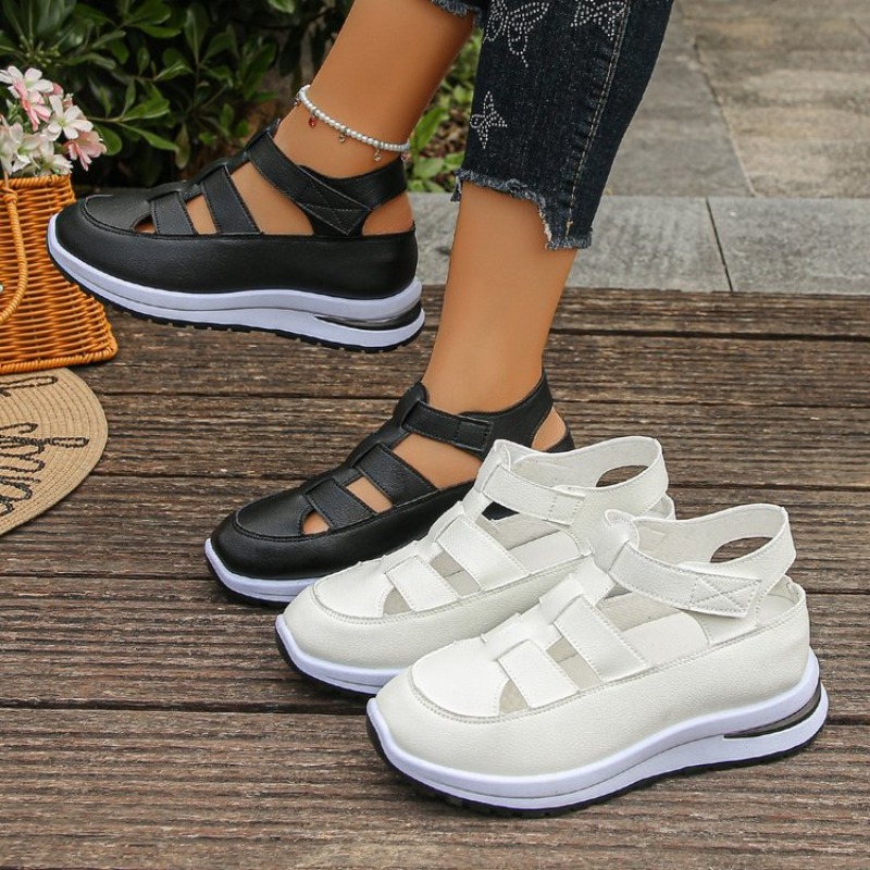 Damesplatformsneakersandalen u - Women'S Fashion Velcro Sneakers recensie en prijs