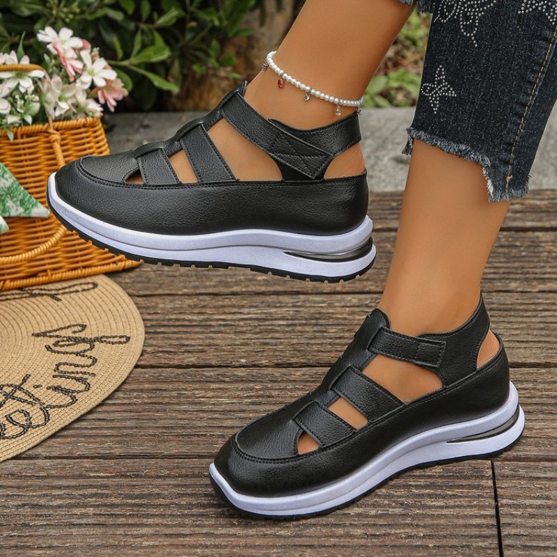 Damesplatformsneakersandalen u - Women'S Fashion Velcro Sneakers recensie en prijs
