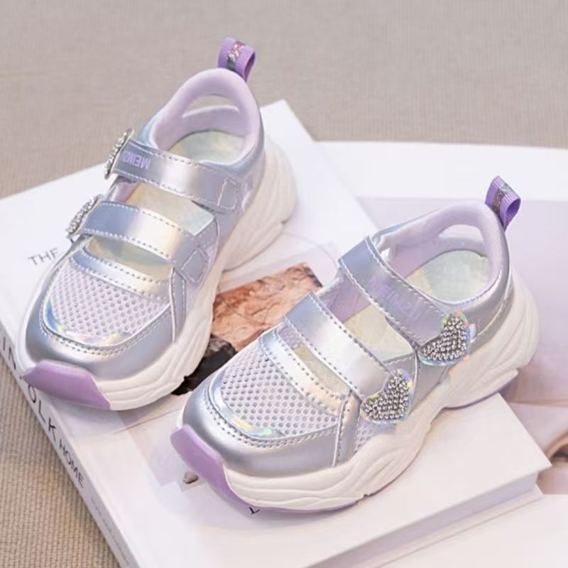 Zomer Nieuwe Meisjes Mesh Holl - Women'S Fashion Velcro Sneakers recensie en prijs